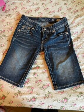 Miss Me Shorts designed w/ rhinestone gems